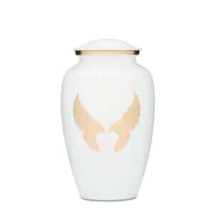 Golden Angel Wings Urn