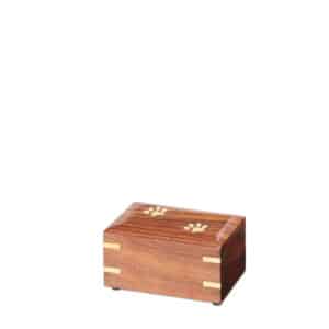 wooden pet urn