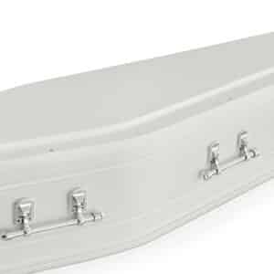 Balmoral Gloss White Coffins [1980L x 580W x 385H]