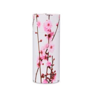 Pink Cherry Blossom Scattering Urn